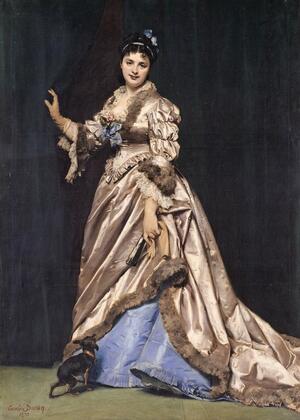 Carolus-Duran, Portrait de madame Ernest Feydeau dit la Dame au chien