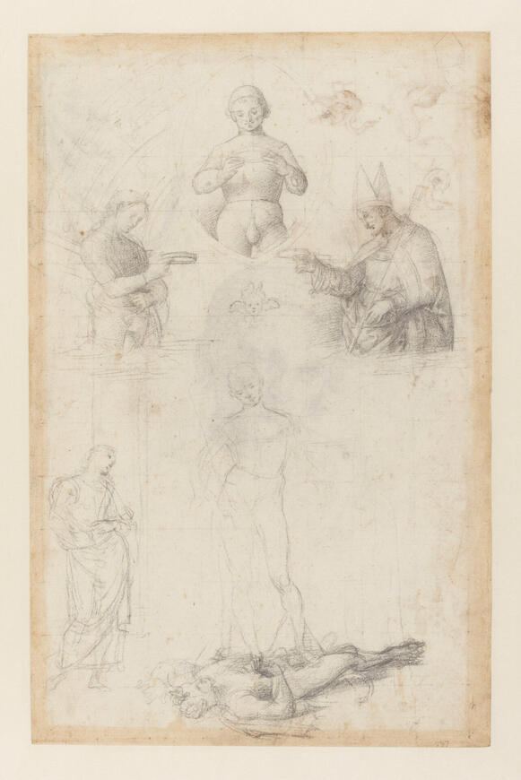 Projet pour le retable de "Saint Nicolas De Tolentino"