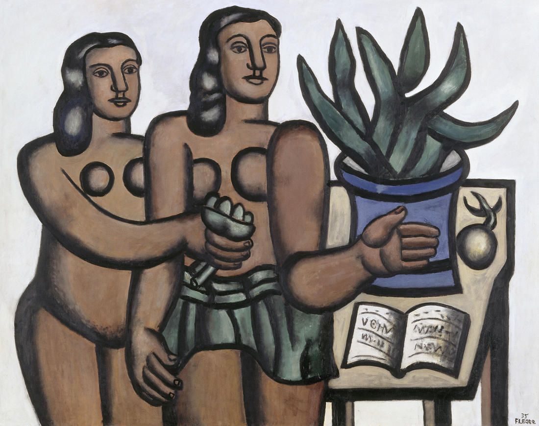 Women with a Blue Vase