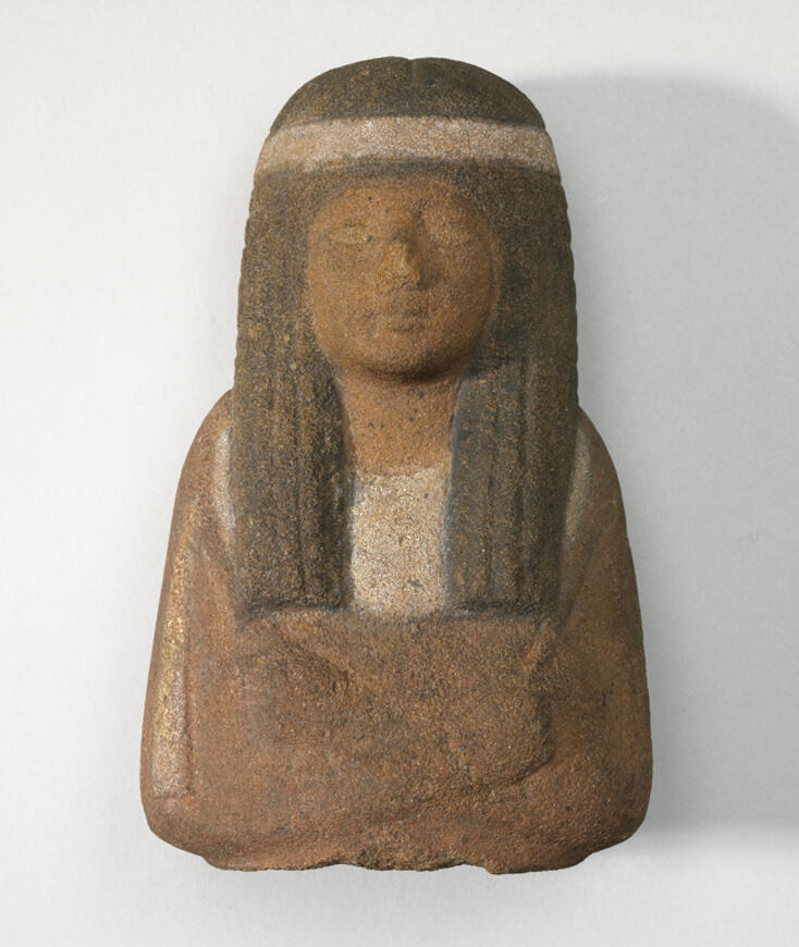 Partie supérieure d'un chaouabti de femme, face